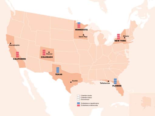 Carte des Etats-Unis par Léonie Schlosser