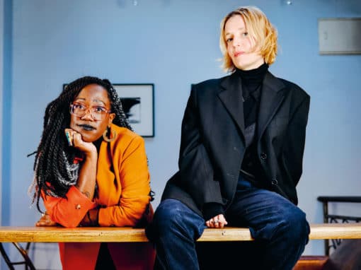 Mélissa Laveaux et Jeanne Added, lors de la rencontre pour La Déferlante 10 « Danser »