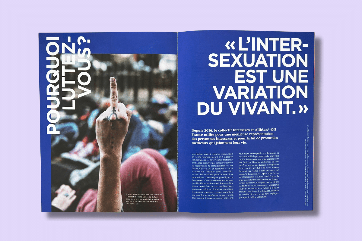“L’intersexuation est une variation du vivant.” avec le collectif Intersexes et Allié·es OII France