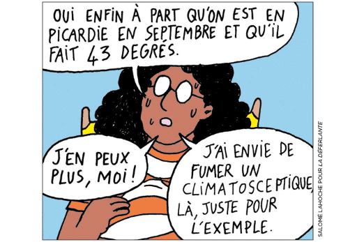 Première case du strip de « Zita assure la survie de l'espèce » de Salomé Lahoche - La Déferlante 11 Habiter 