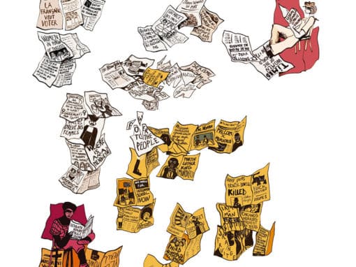 Illustration de Maya Mihindou pour La Déferlante