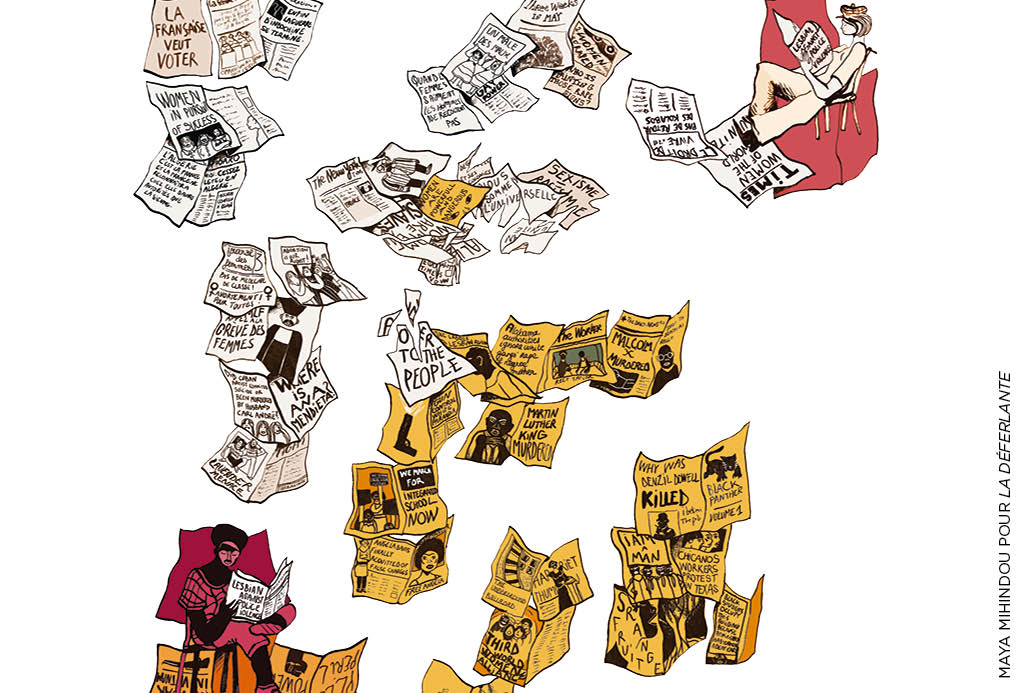 Illustration de Maya Mihindou pour La Déferlante