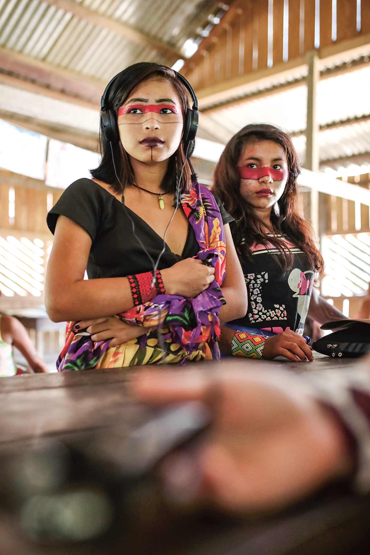 Photo réalisées par Apolline Guillerot-Malick entre le 24 et le 26 juin 2023 à Mucuripe, terre indigène de la région d’Acre, au Brésil.