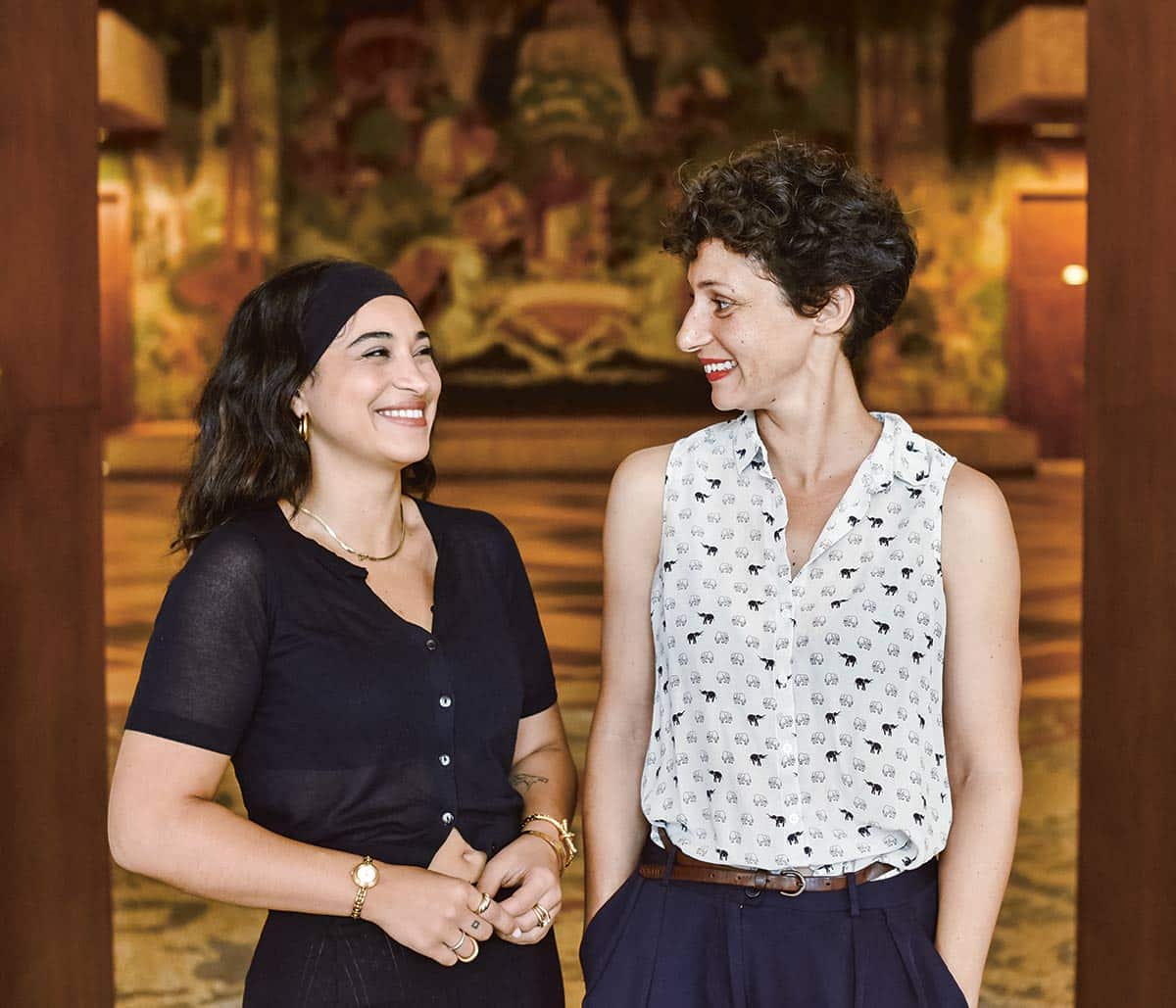 Alice Zeniter & Camélia Jordana au Musée national de l'Histoire de l'immigration en septembre 2023 par Lynn S.K. pour La Déferlante 12 - Rêver