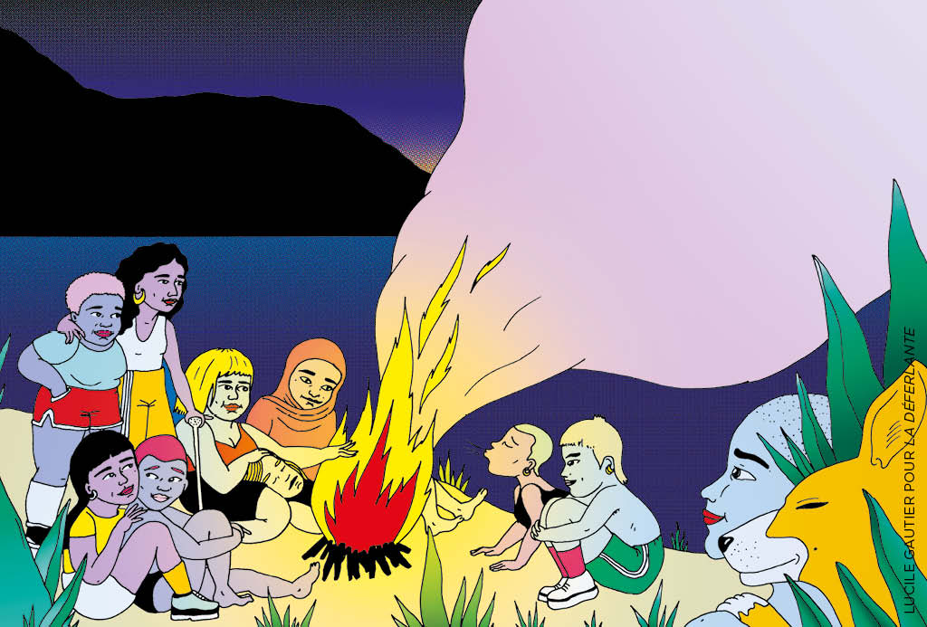 Dessin de Lucile Gautier pour La Déferlante