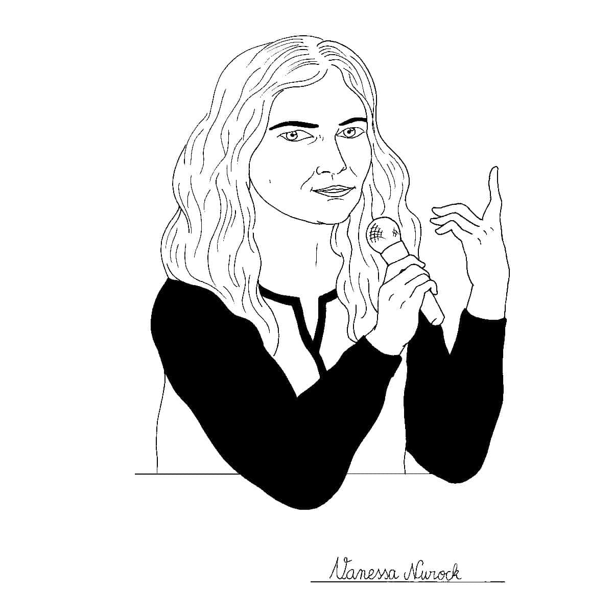 Vanessa Nurock par Lucile Gautier pour La Déferlante