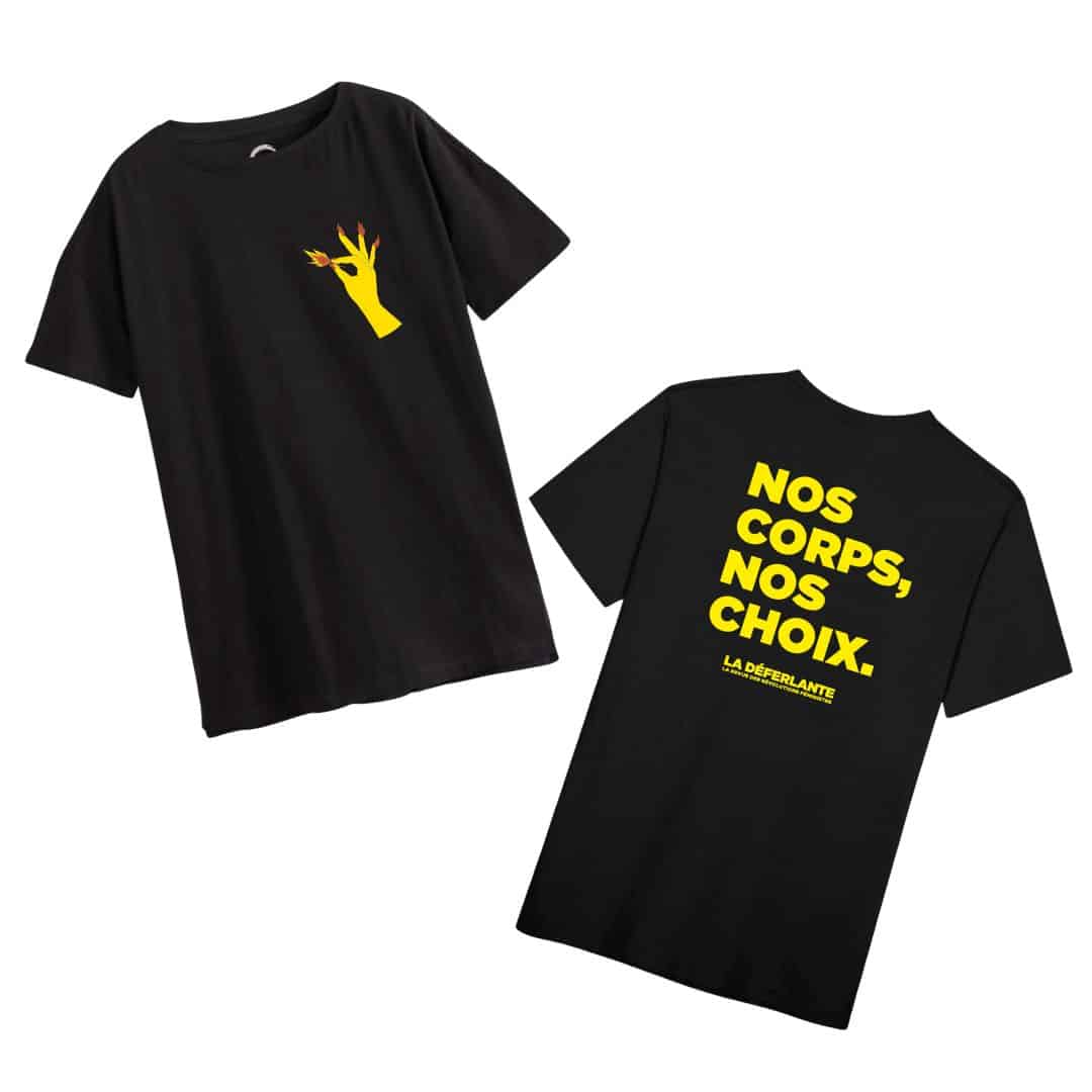 T-shirt "Nos corps, nos choix"