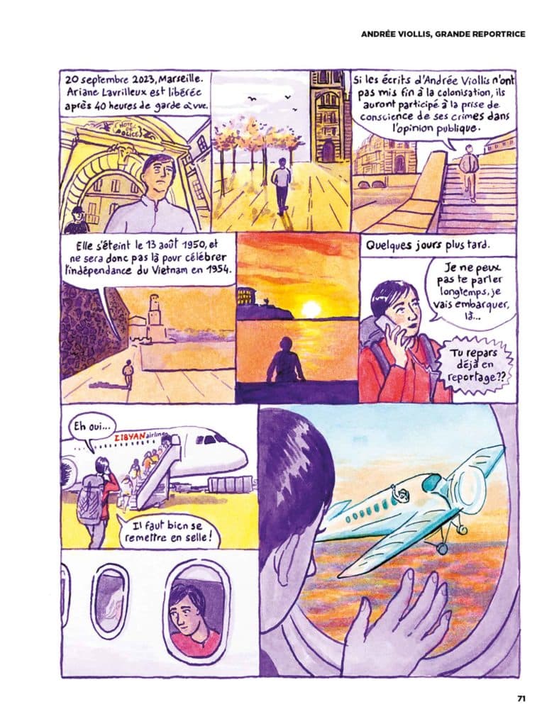 Andrée Viollis - planche 18 - Iris Pouy - Ariane Lavrilleux