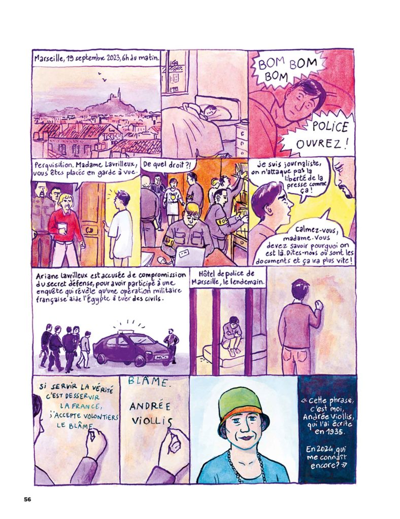 Andrée Viollis - planche 3 - Iris Pouy - Ariane Lavrilleux