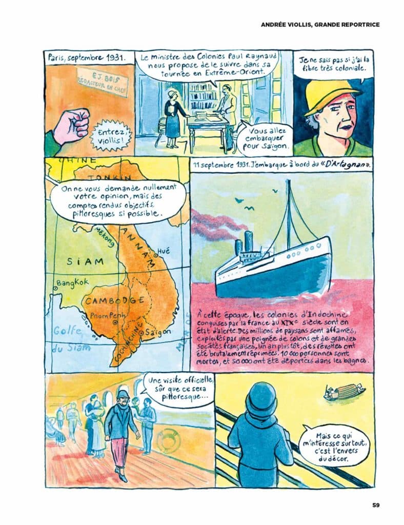 Andrée Viollis - planche 6 - Iris Pouy - Ariane Lavrilleux