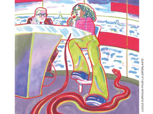 ILLUSTRATIONS Lucile Ourvouai pour La Déferlante Illustratrice pour la presse et autrice de bande dessinée installée à Marseille, elle participe régulièrement à des fanzines collectifs et a coédité Fanatic Female Frustration, une anthologie BD qui réunit douze autrices.