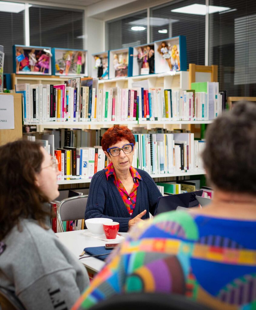 Réunion de travail du groupe de lutte contre les « antichoix » au Planning familial, le 17 juin 2024, à Paris.