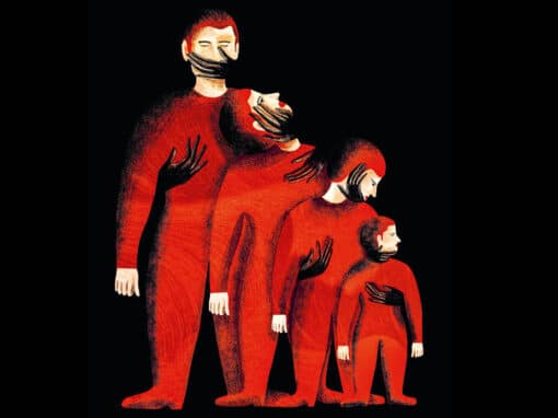 Bétharram ou la « pédagogie noire ». Illustration : Anna Resmini pour La Déferlante